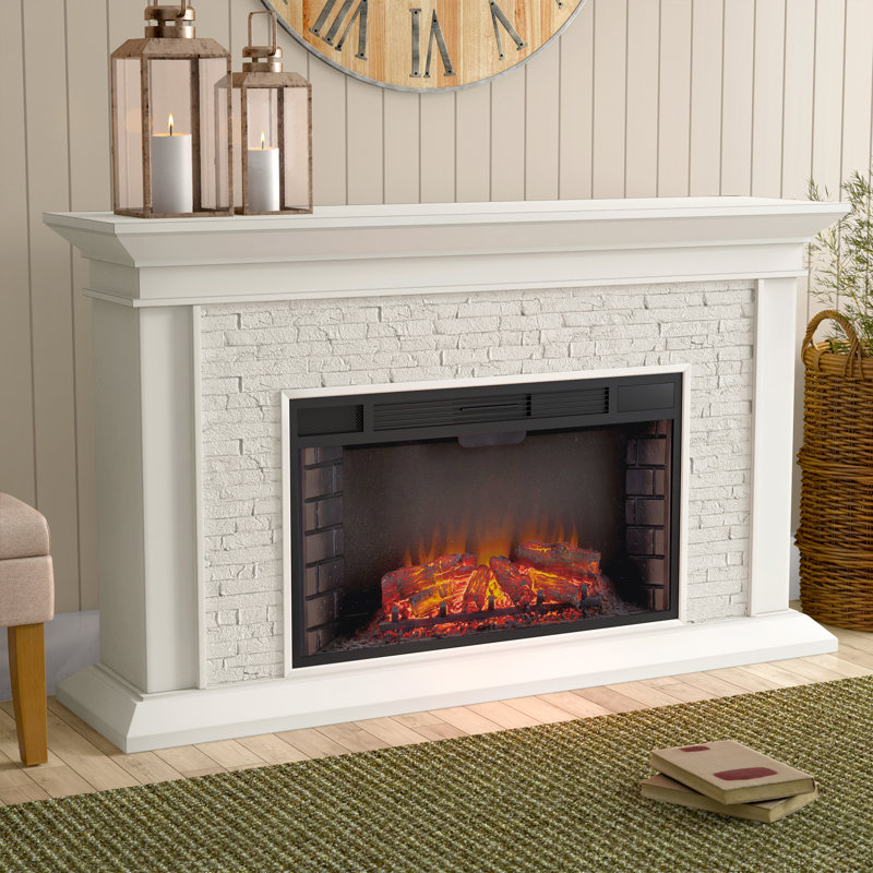 Darby Home Co Simulated Electric Fireplace & Reviews | Wayfair